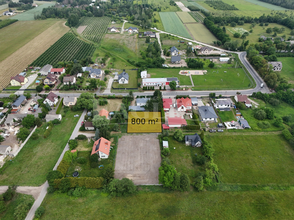 DZIAŁKA budowlana 800 m2, Wola Prażmowska